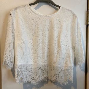 White Lace Tops